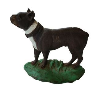 Vintage Cast Iron Bulldog DoorStop